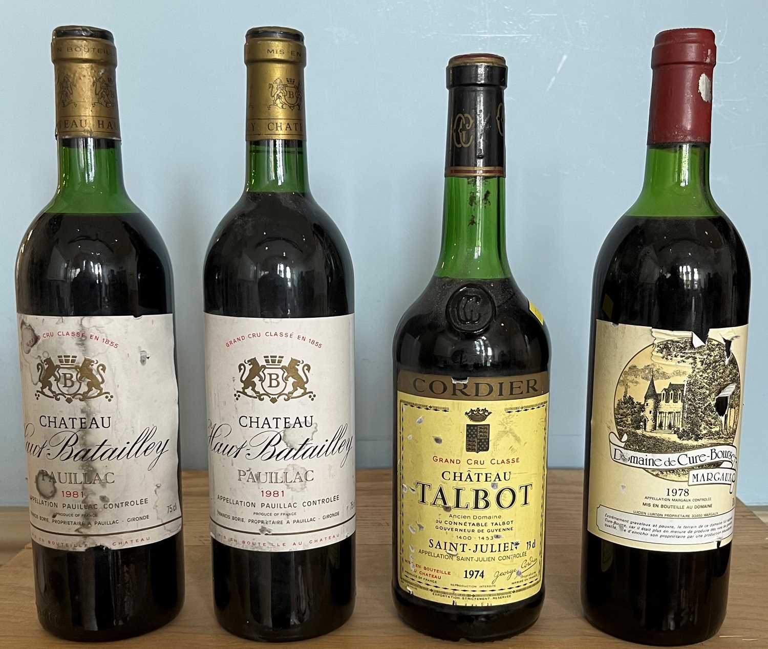 Lot 7 - 4 Bottles Mixed Lot Mature Classified Growth Claret