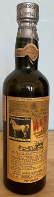 Lot 65 - 1 bottle 1950’s White Horse ‘The old Blend Scotch Whisky’