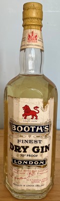 Lot 60 - 1 bottle Booth’s ‘Special Dry’ London Gin