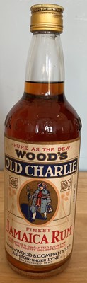 Lot 64 - 1 bottle Wood’s “Old Charlie” Finest Jamaica Rum