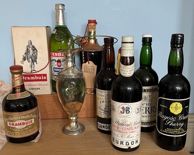 Lot 78 - 8 bottles Collection of Liqueurs and Sherries from 1950’s and 1960’s