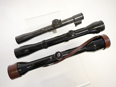 Lot 535 - Three rifle scopes