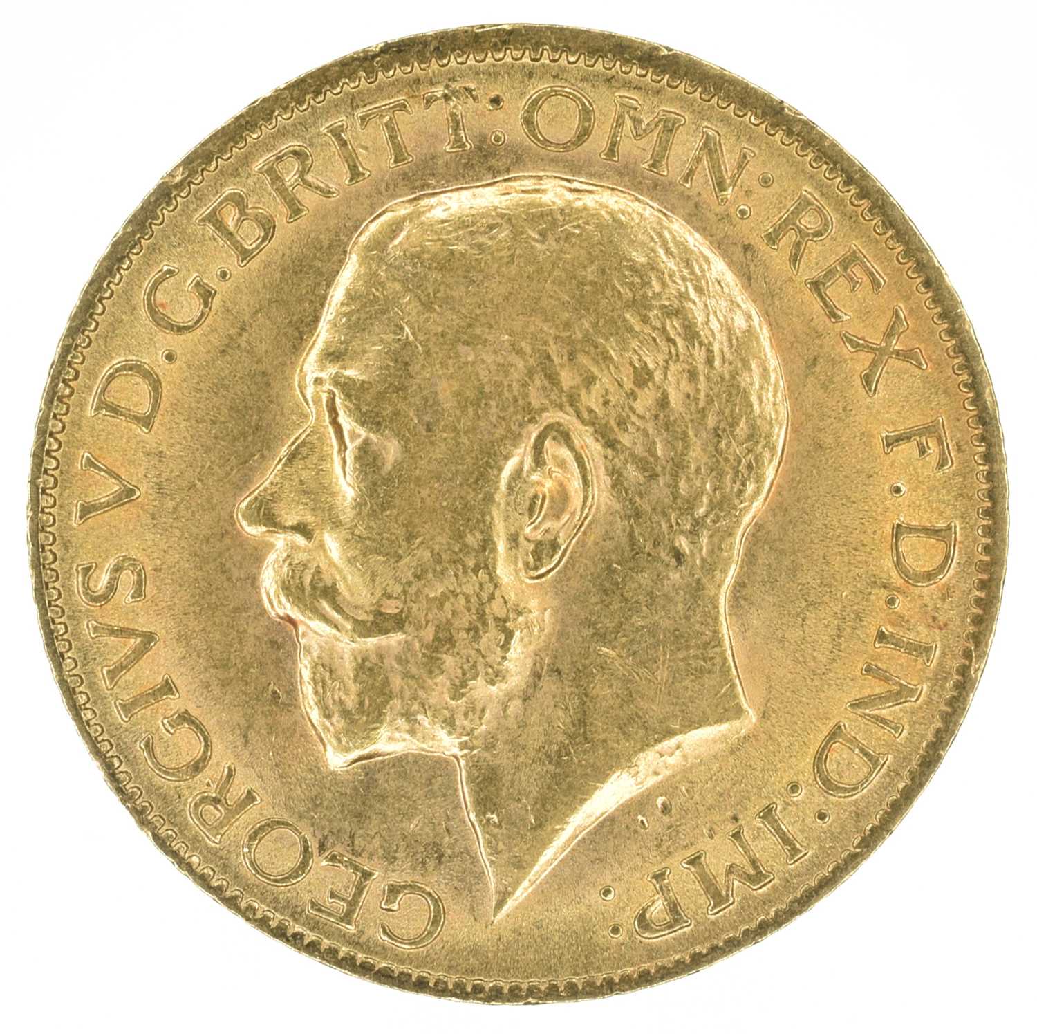 Lot 58 - King George V, Sovereign, 1913.