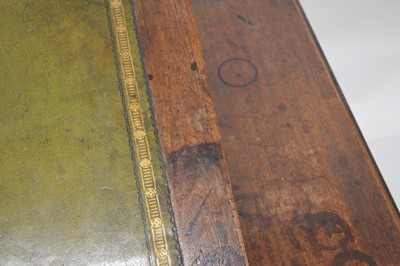 Lot 278 - Early 19th-century mahogany twin-pedestal writing desk
