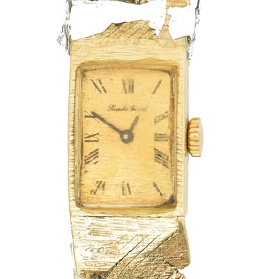 Lot 89 - A 9ct gold Bueche Girod wristwatch
