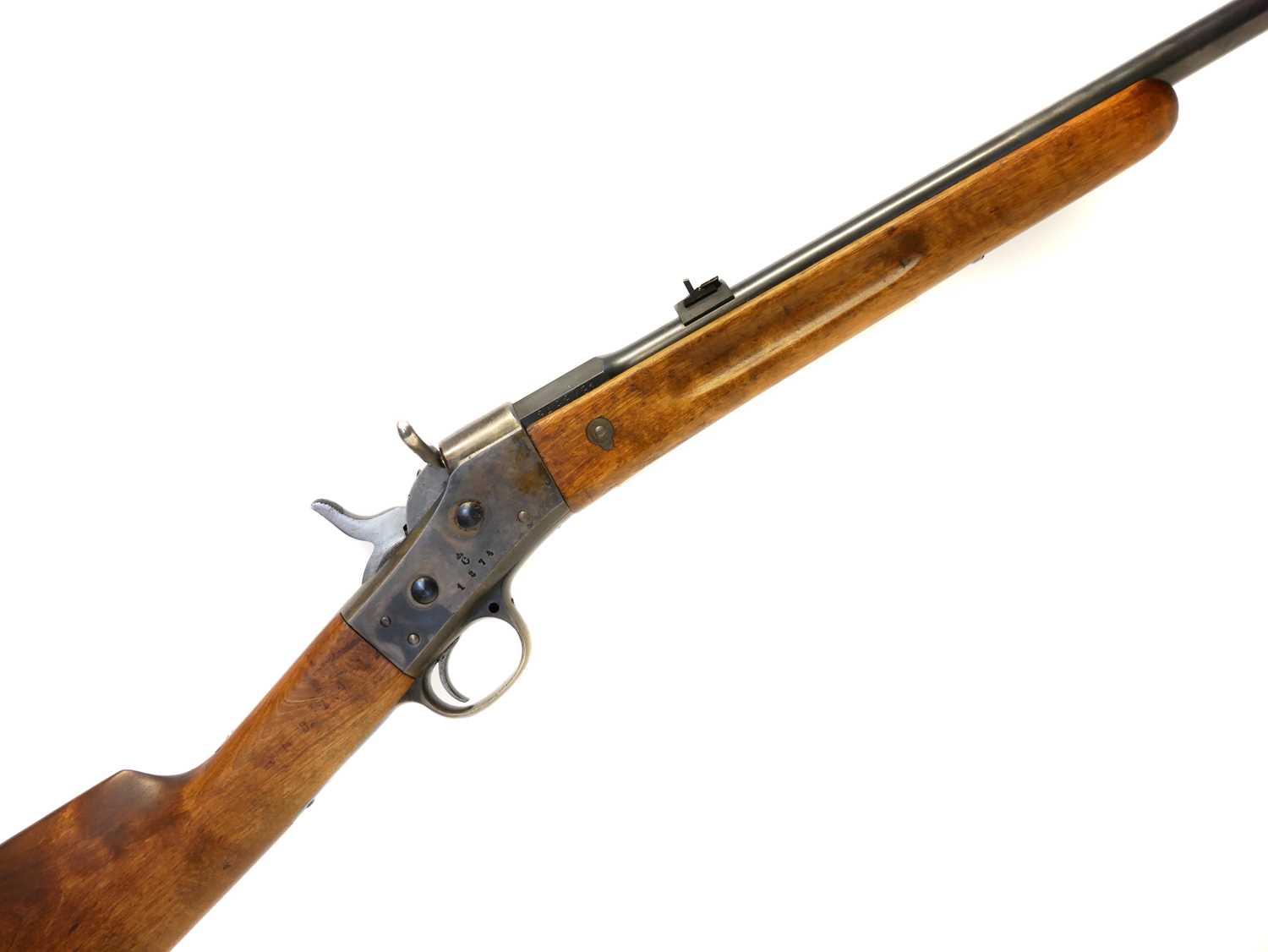 Lot Swedish Remington 8x58R rolling block rifle