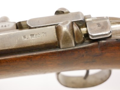 Lot Mauser model 71 bolt action carbine