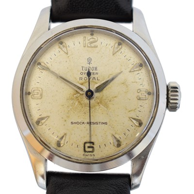 Lot 221 - A stainless steel Tudor Royal wristwatch