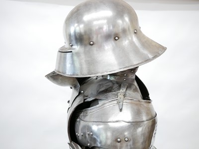 Lot German style suit of armour.