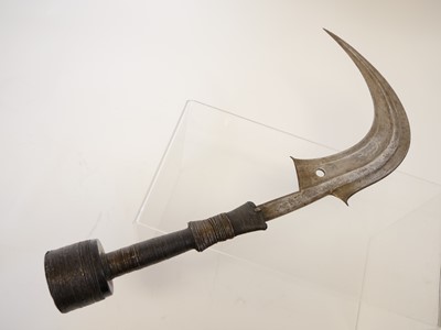 Lot 198 - African Mangbetu sickle knife