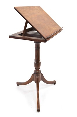 Lot 270 - Early 19th-century Regency design mahogany bookstand