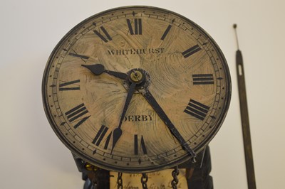 Lot 204 - Whitehurst, Derby early 19th-century wall hanging alarm clock