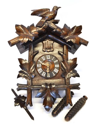 Lot 177 - Early 20th-century black forest cuckoo clock
