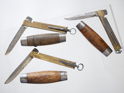 Lot 213 - Three Swedish Barrel Knives