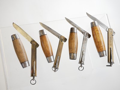 Lot 214 - Four Swedish Barrel Knives