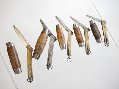 Lot 215 - Five Swedish Barrel Knives