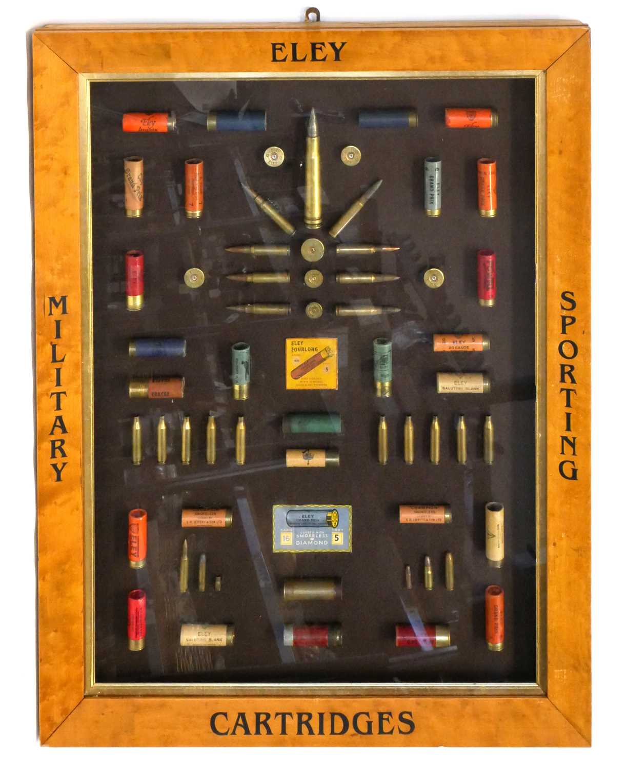 Lot 470 - Framed cartridge display
