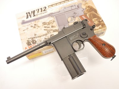 Lot 116 - KWC CO2 .177 M172 Broomhandle blow back air pistol