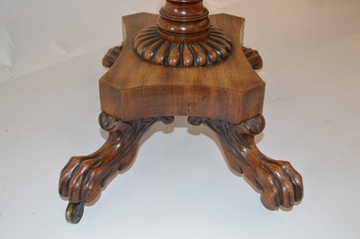 Lot 276 - William IV mahogany occasional table