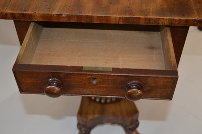 Lot 276 - William IV mahogany occasional table