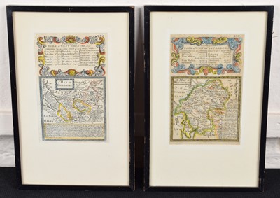 Lot 59 - Assortment of various county maps by Robert Morden and two others (7).