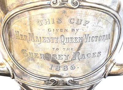 Lot 108 - A Victorian silver presentation cup