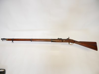 Lot 311 - Parker Hale Enfield .58  percussion three band rifle LICENCE REQUIRED