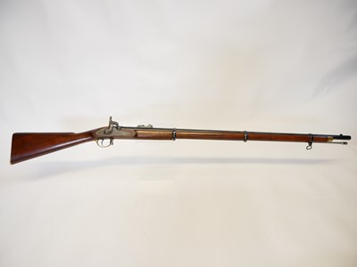 Lot 311 - Parker Hale Enfield .58  percussion three band rifle LICENCE REQUIRED