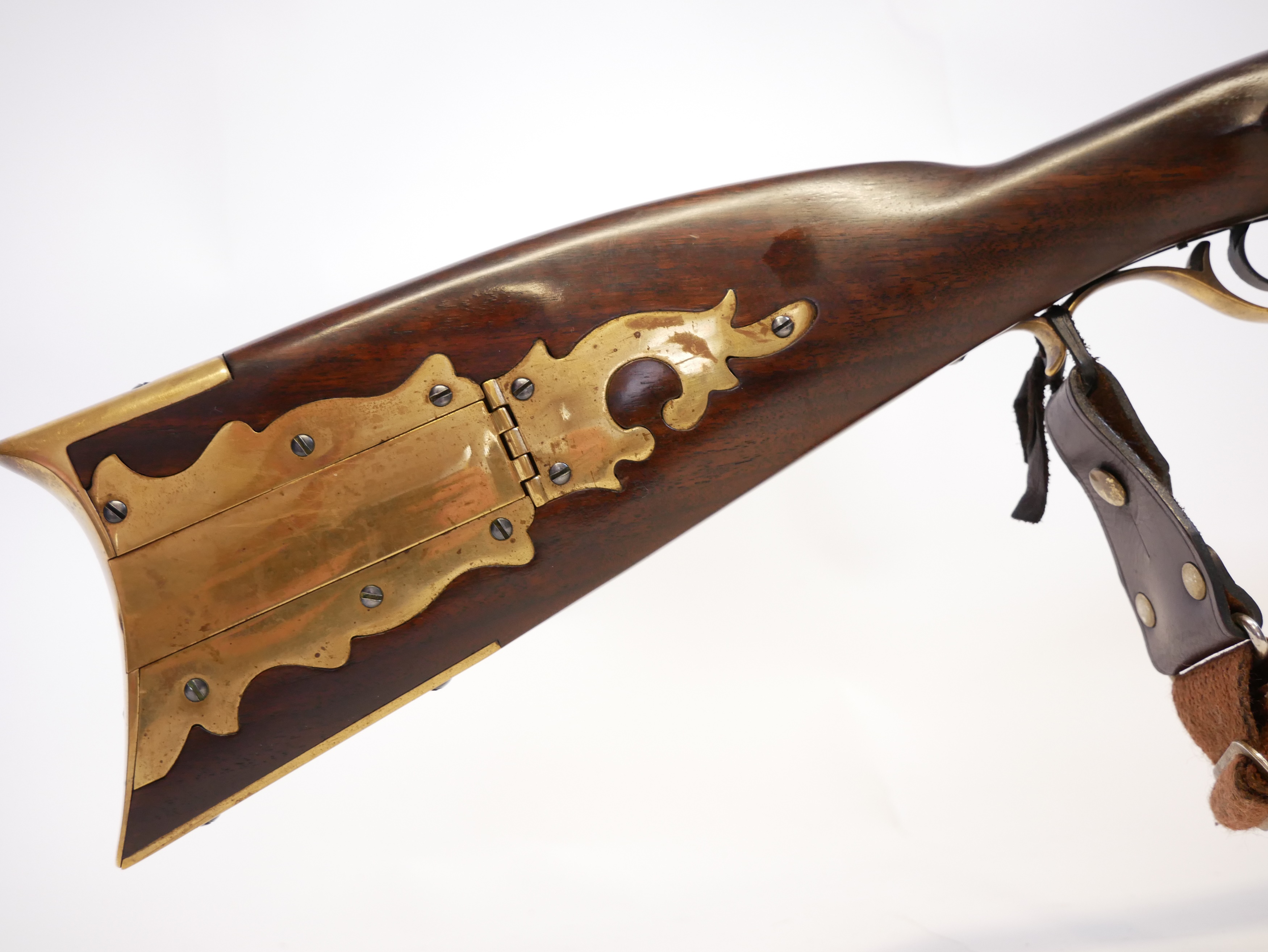 Lot 312 - Pedersoli .45 flintlock Pennsylvania rifle,