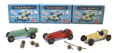 Lot 122 - Three boxed Scamold racing cars