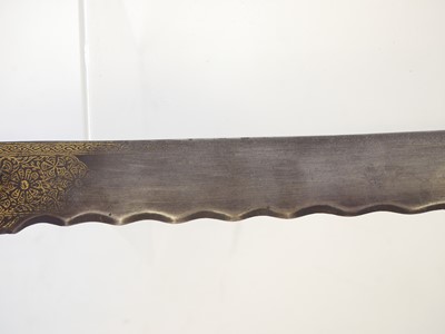 Lot 183 - Indian Tulwar with serrated edge