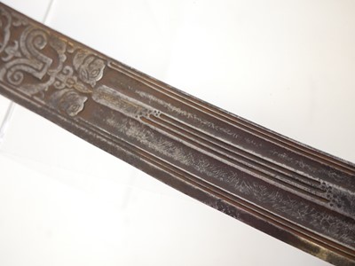 Lot 184 - Indian Tulwar or Shikargar (hunting sword)
