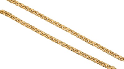 Lot 82 - A 9ct gold chain necklace