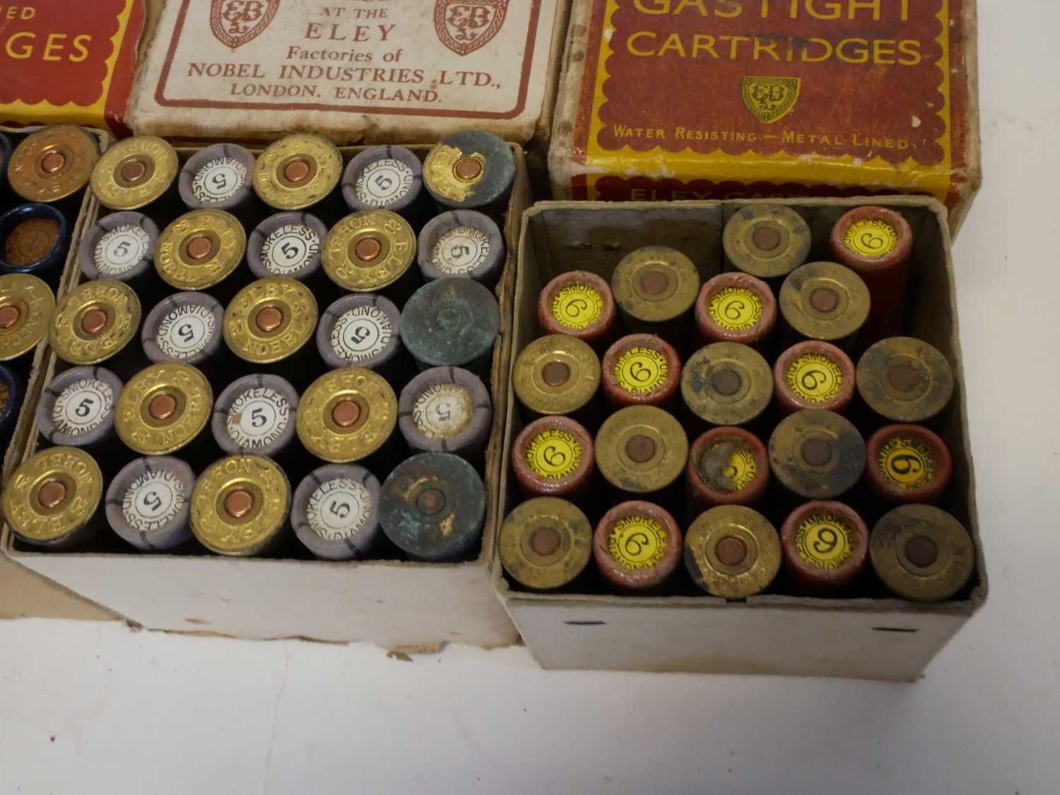 Lot 528 Boxed vintage shotgun cartridges LICENCE