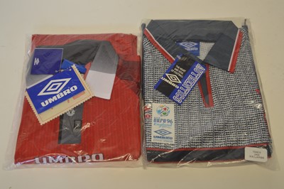 Lot 118 - Two 1990's Manchester United retro football kits