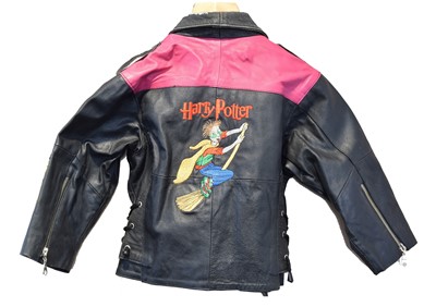 Lot 21 - A Versace 'Harry Potter' children's leather jacket