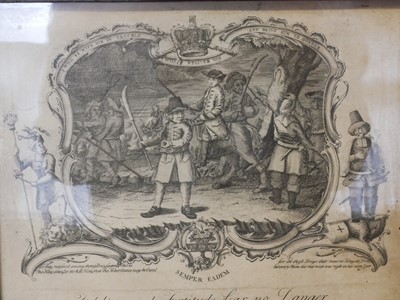 Lot 264 - Broadside celebrating Richard Pendrill assistance in the escape of Charles II