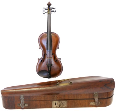Lot 151 - Rosewood cased violin