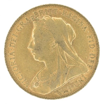 Lot 25 - Queen Victoria, Sovereign, 1899.