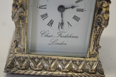 Lot 182 - Charles Frodsham, London, miniature carriage clock