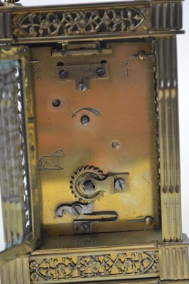 Lot 183 - French carriage clock