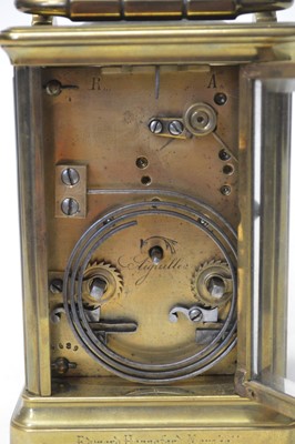 Lot 178 - Late 19th-century carriage clock by Le Roy & Fils, Paris and London