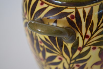 Lot 41 - Pilkington's Royal Lancastrian lustre twin handled vase