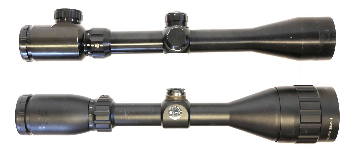 Lot 532 Bushnell 39x40EG scope and a Hawke 39x50