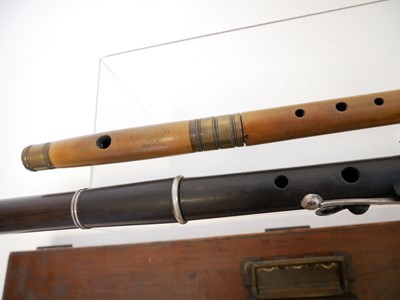 Lot 154 - Flute and a Military Flute