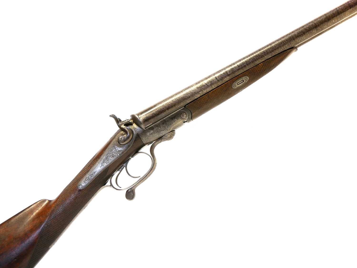 Lot 403 - Cogswell and Harrison 12 bore hammer gun LICENCE REQUIRED