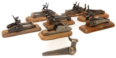 Lot 495 - Seven pairs of locks and one other Starr Arms Co. lock