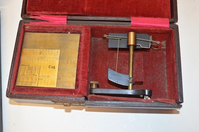 Lot 163 - Two Casartelli & Son cased yarn sorting instruments