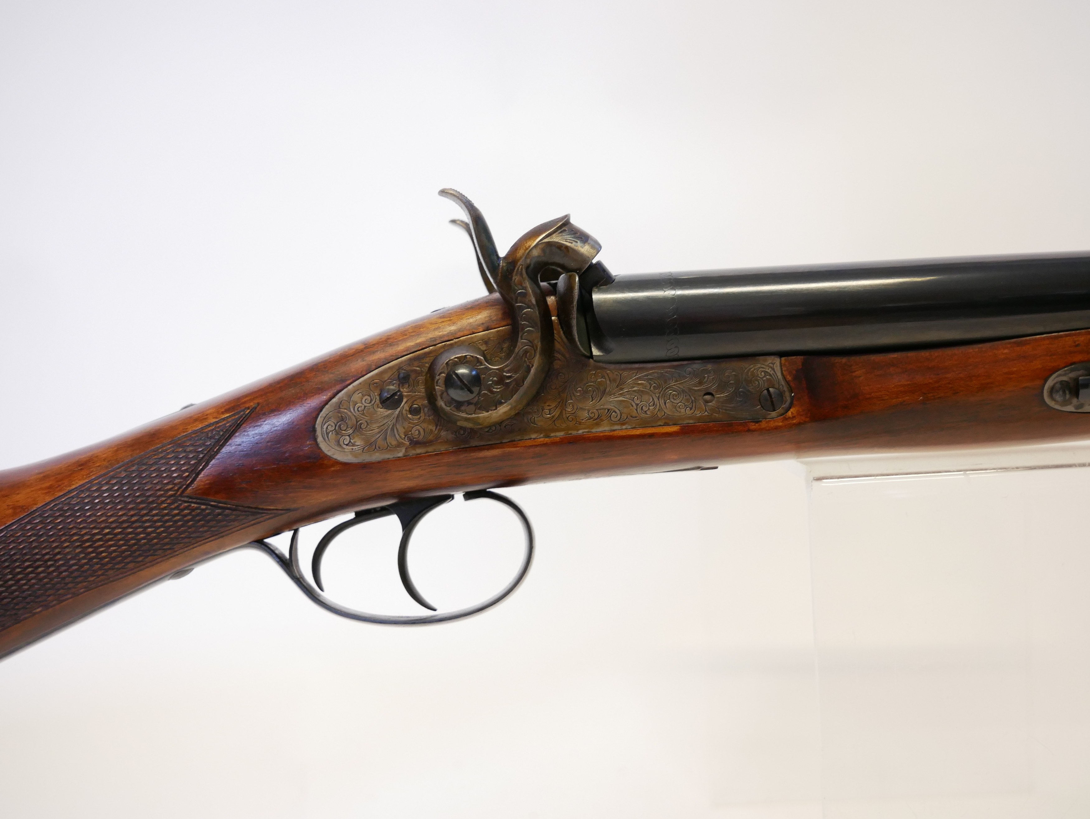 Lot 315 - Pedersoli 12 bore side by side muzzle