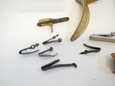 Lot 486 - Reproduction muzzle loader locks and related items